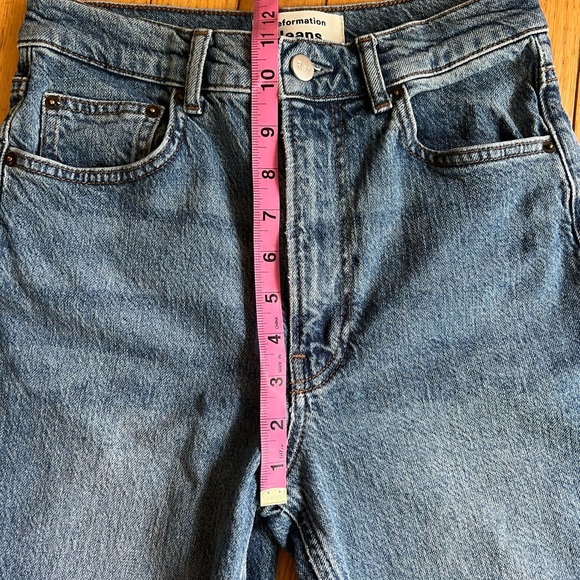 COPY - Reformation | Peyton slit hem high rise boot cut jean | Palermo wash | s… - Picture 7 of 13